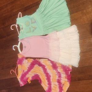 3 MIGNONE dresses size 5. Summer bright colors. All cotton